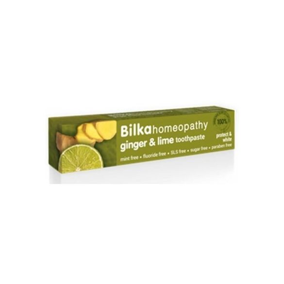 Bilka homeopátiás fogkrém gyömbér-lime fehérítő 75 ml