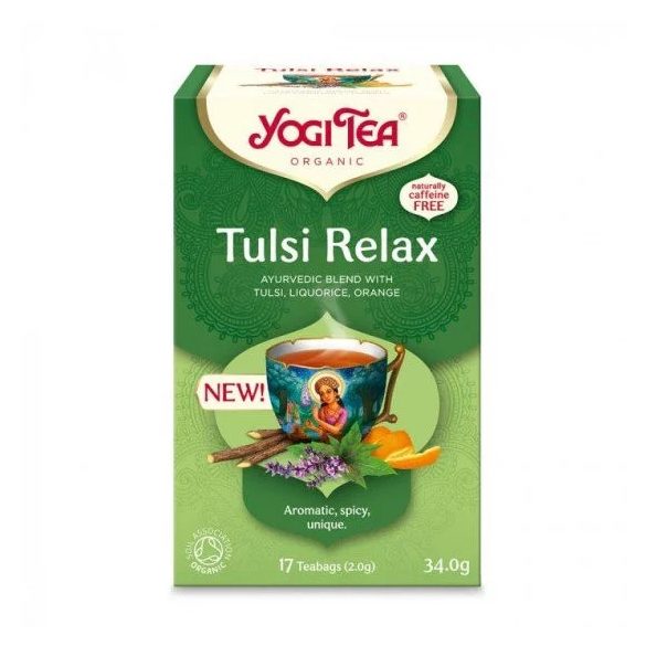 YOGI BIO PIHENTETŐ TULSI TEA