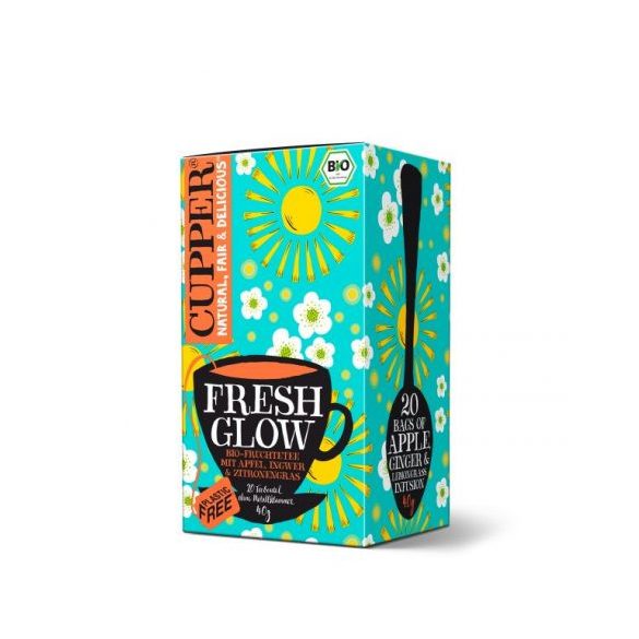 Cupper bio organic fresh glow tea 20 db 40 g