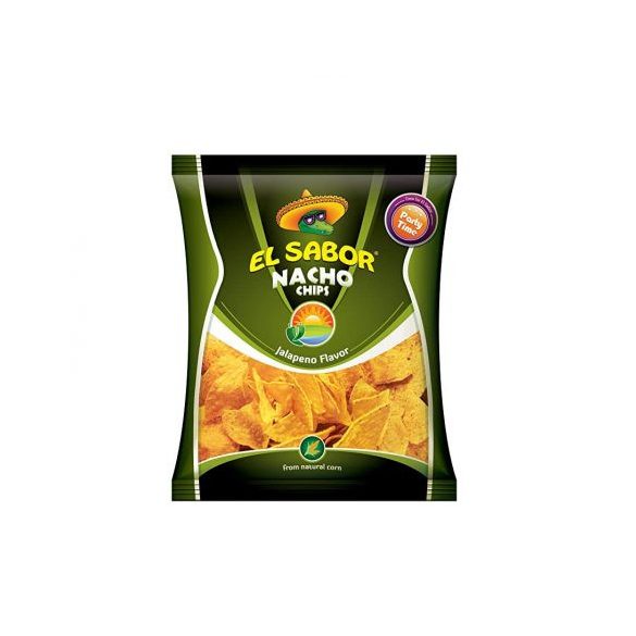 El sabor big nacho chips gluténmentes jalapeno 225 g