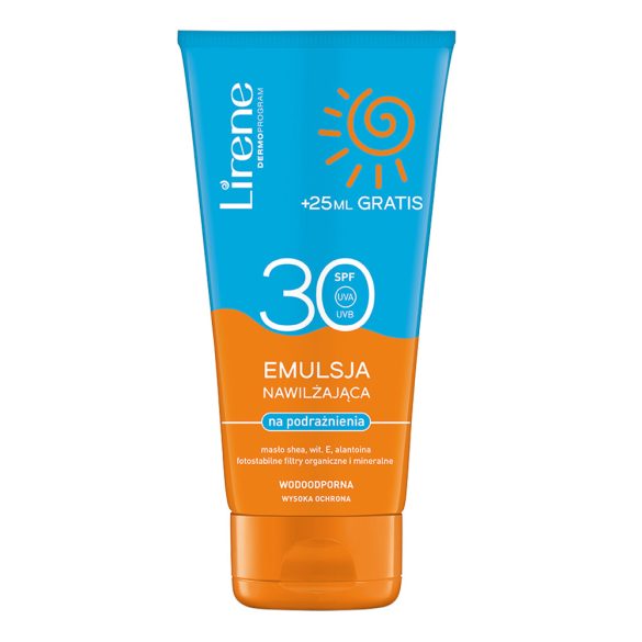 Lirene barnulást elősegítő napvédő tej 30 SPF 175 ml