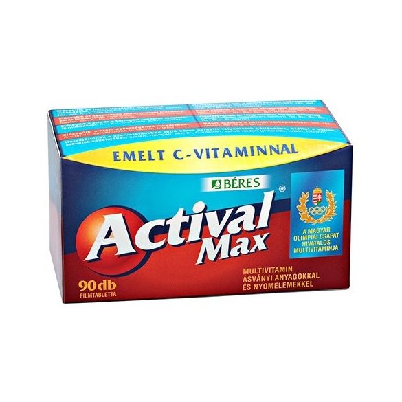 Béres actival max multivitamin filmtabletta 90 db