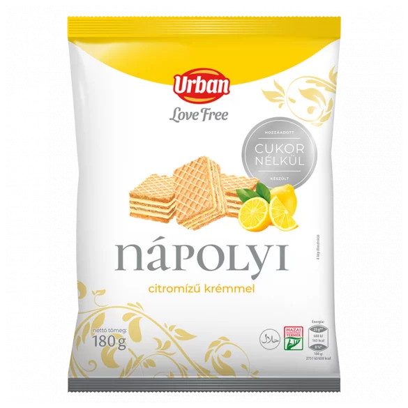 URBÁN NÁPOLYI CITROMÍZŰ KRÉMMEL 180G CM.