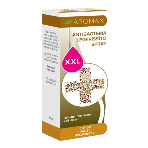 Aromax antibacteria citrom-fahéj-szegfűszeg spray XXL 40 ml