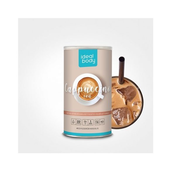 IdealBody Fogyókúrás Italpor Capuccino 525 g (Turbó Diéta)