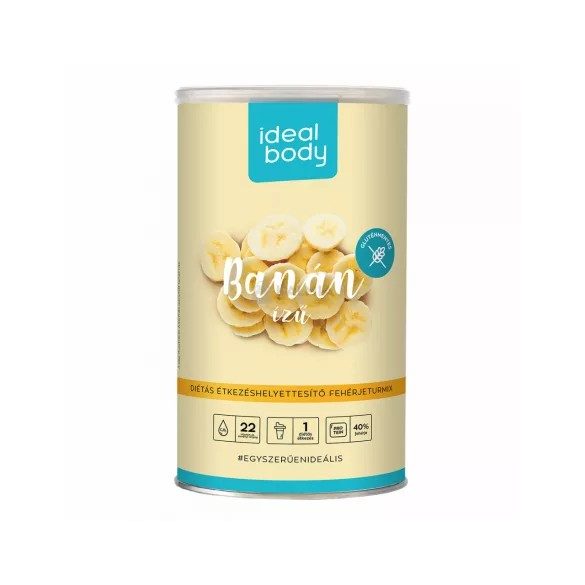 IdealBody Fogyókúrás Italpor Banános 525 g (Turbó Diéta)