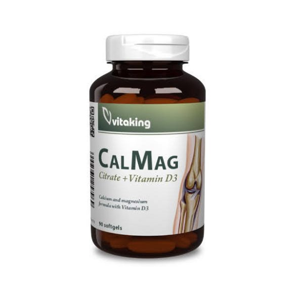 Vitaking Calmag Citrate+D-3 Vit.Kapszula 90 db