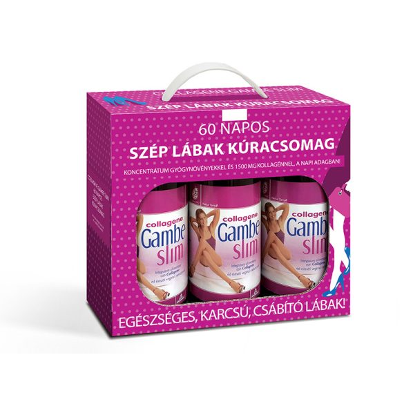 Natur Tanya® 60 napos  Gambeslim® Szép lábak kúracsomag – Ivókúra a karcsú, narancsbőr mentes lábakért!