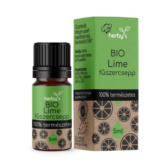 Herbys bio lime fűszercsepp 5 ml