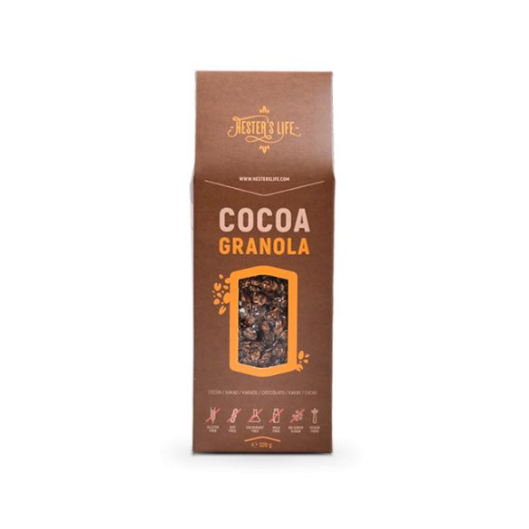 Hesters life cocoa granola kakaós granola 320 g