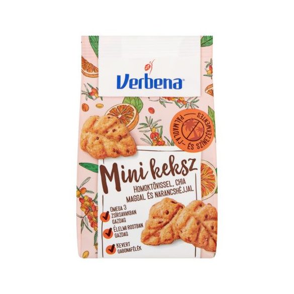 Verbena keksz narancs-homoktövis 90 g